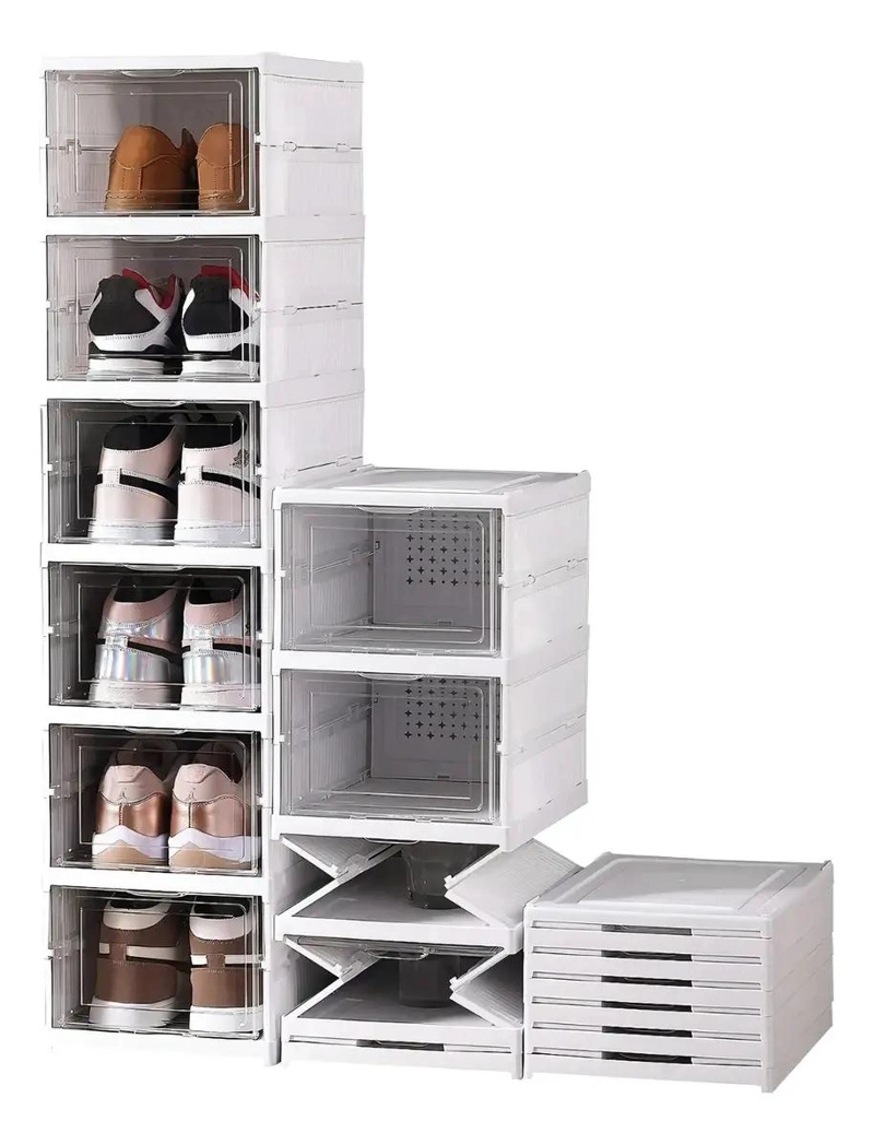 ZAPATERA PLEGABLE CON 6 NIVELES PARA ORGANIZACION EFICIENTE Y ESTRUCTURA FIRME - 2