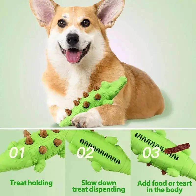 SNACK DENTAL PARA MASCOTAS CON SABOR A LIMA Y EXTRACTO DE COCODRILO - 4