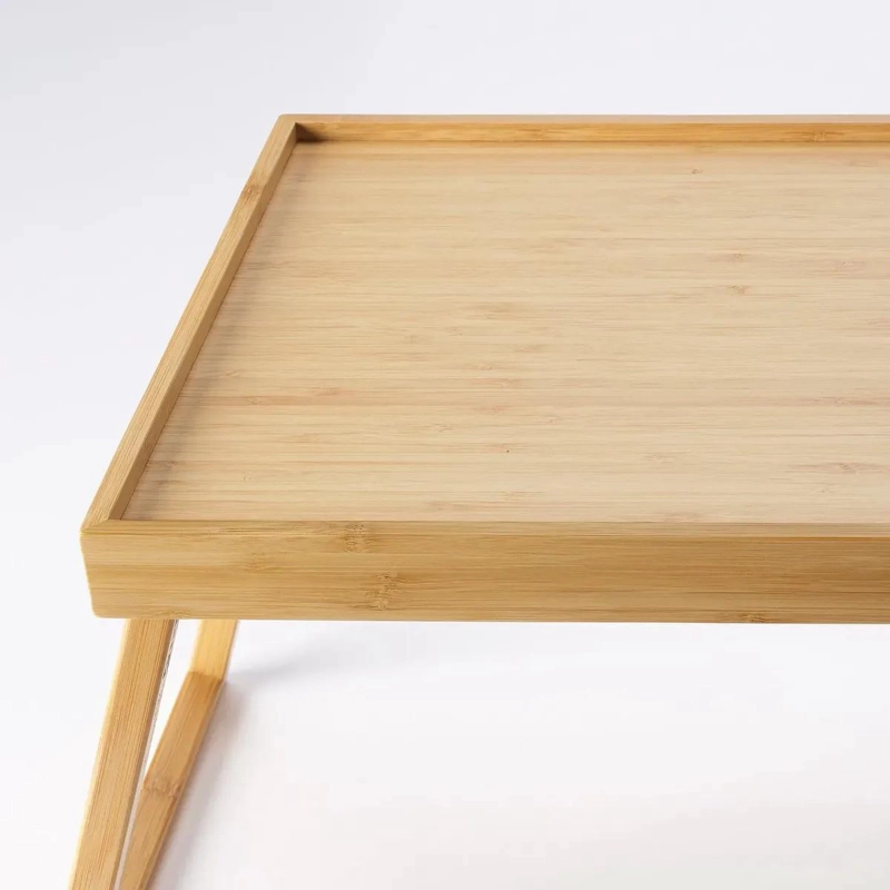 BANDEJA PARA CAMA DE BAMBU CON DISEÑO FUNCIONAL Y RESISTENTE - 2