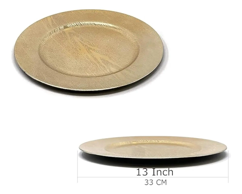 SET DE 2 BANDEJAS REDONDAS PARA POSTRES Y FRUTAS - 2