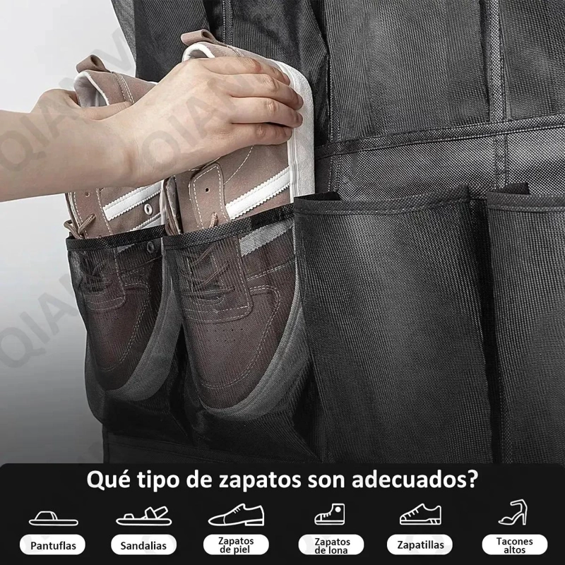 ORGANIZADOR COLGANTE PARA ZAPATOS CON 35 BOLSILLOS PARA PUERTA - 5