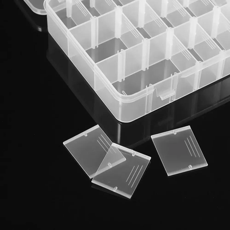 ORGANIZADOR PLASTICO CON 24 COMPARTIMIENTOS PARA ALMACENAMIENTO - 4
