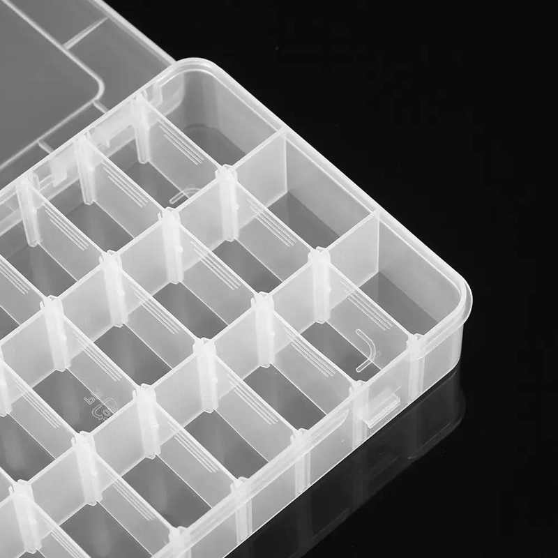 ORGANIZADOR PLASTICO CON 24 COMPARTIMIENTOS PARA ALMACENAMIENTO - 5