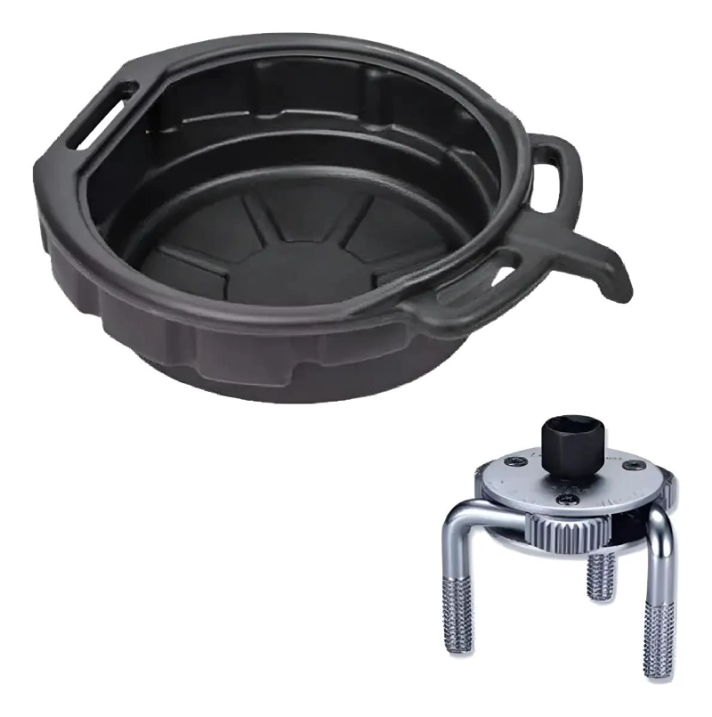 RECEPTACULO PARA CAMBIO DE ACEITE CON SACAFILTRO TIPO ARAÑA - 1