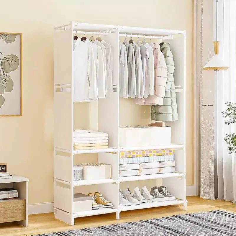 PERCHERO ORGANIZADOR DESMONTABLE CON ZAPATERO INTEGRADO 95X36X170 CM - 2