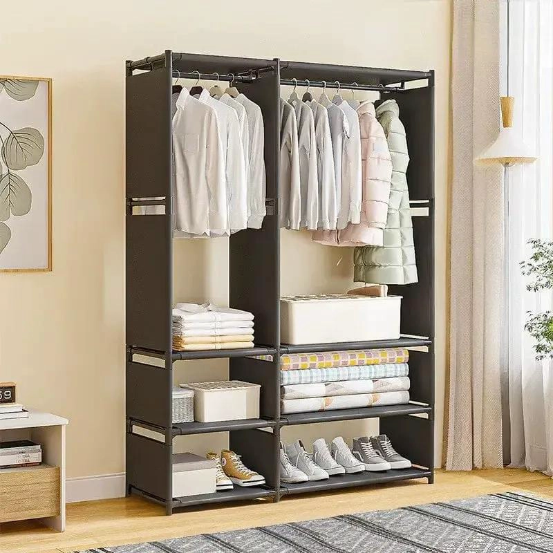 PERCHERO ORGANIZADOR DESMONTABLE CON ZAPATERO INTEGRADO 95X36X170 CM - 4