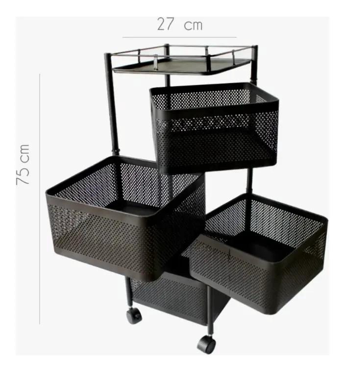 ORGANIZADOR DE GABINETES DE COCINA CON 4 NIVELES PARA MEJORAR ESPACIO - 4