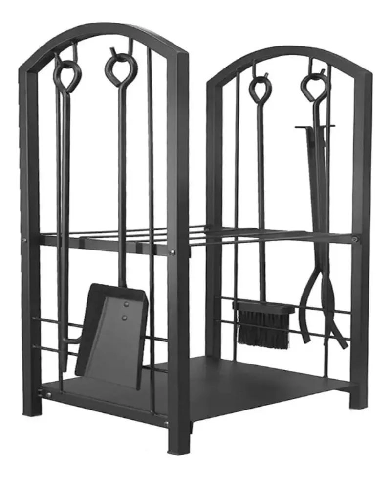 ORGANIZADOR METALICO PARA LEÑA CON CAPACIDAD DE 74 CM - 3