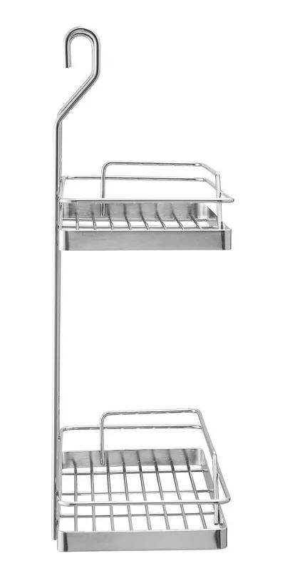 CANASTILLOS DOBLES MULTIUSO DE ACERO PARA ORGANIZACION EN COCINA Y BAÑO - 5