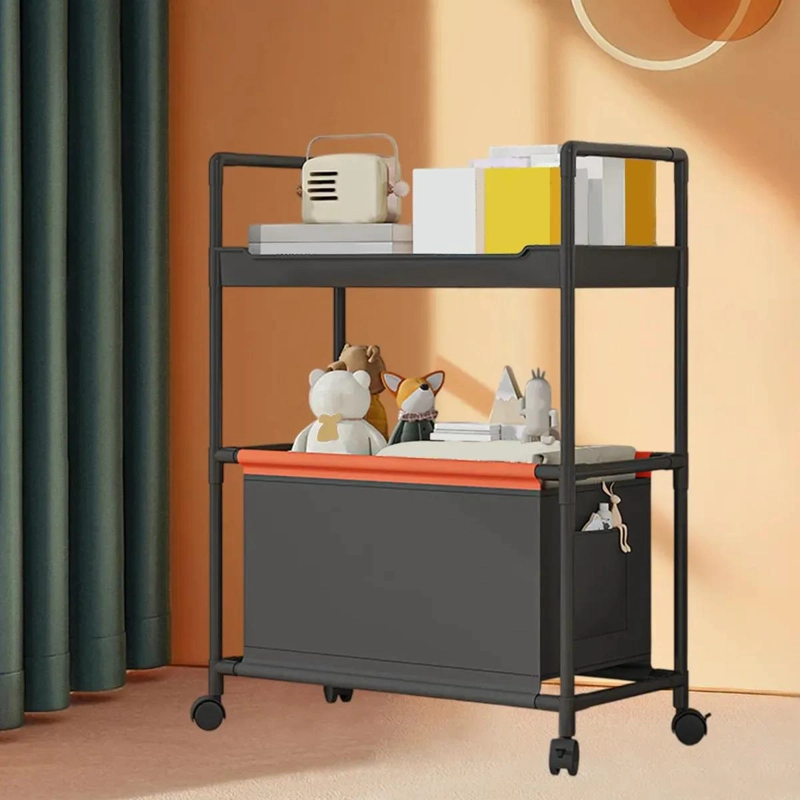 CESTA ORGANIZADORA CON RUEDAS PARA ALMACENAJE Y ESTANTE DE COCINA - 5