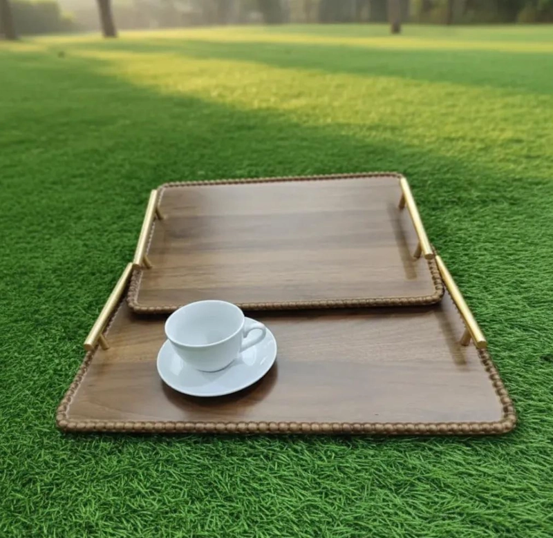 SET DE 2 BANDEJAS DE BAMBU PARA DESAYUNO Y USO MULTIPLE - 4