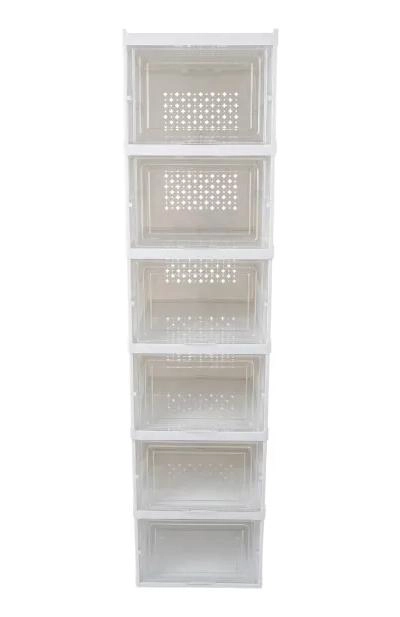 ZAPATERO PLEGABLE RIGIDO CON 6 NIVELES Y ESTRUCTURA RESISTENTE - 1