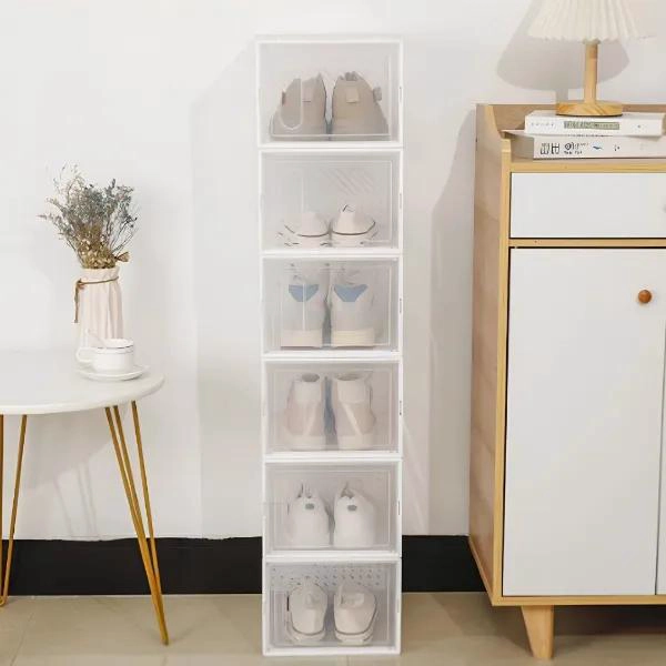 ZAPATERO PLEGABLE RIGIDO CON 6 NIVELES Y ESTRUCTURA RESISTENTE - 2