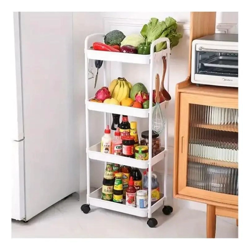ORGANIZADOR DE CARRITO PARA VERDURAS Y FRUTAS CON 4 NIVELES - 4