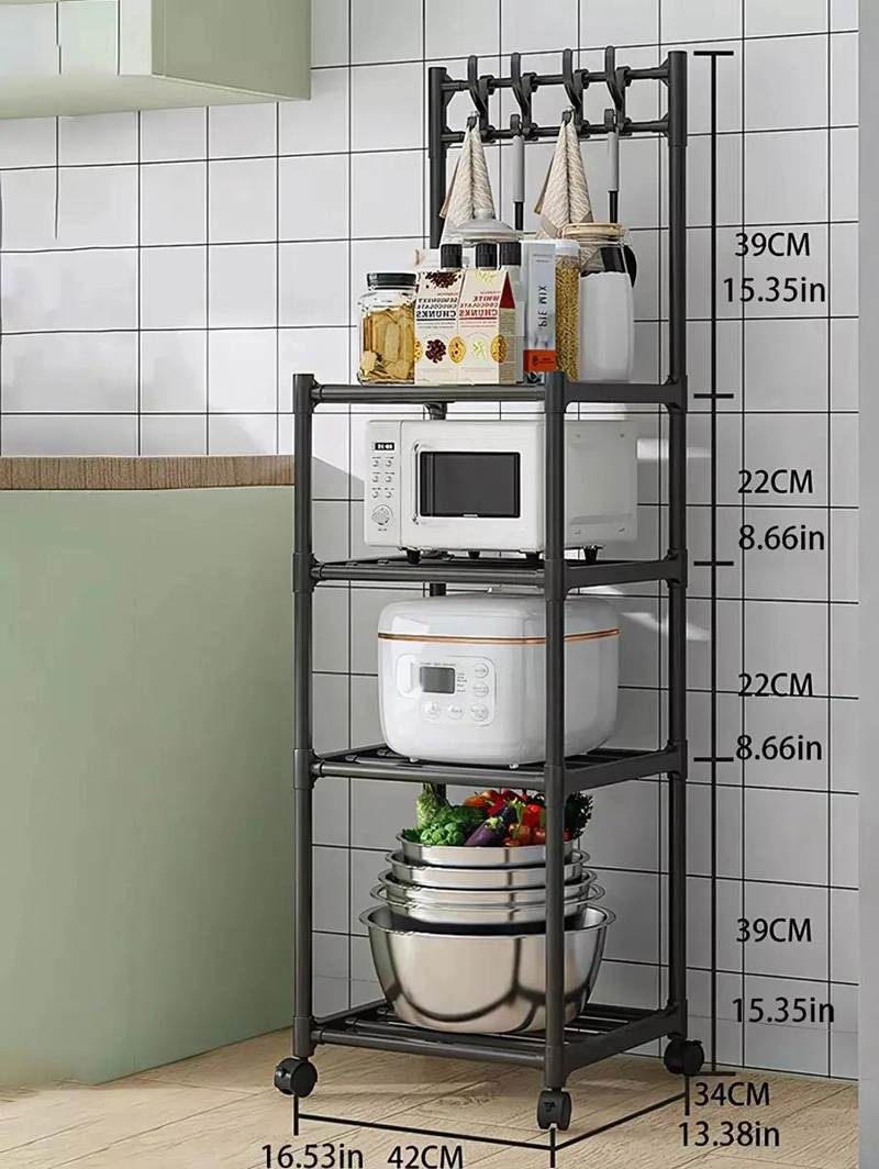 ESTANTE ORGANIZADOR MULTIFUNCIONAL PARA BAÑO, COCINA Y SALA - 4