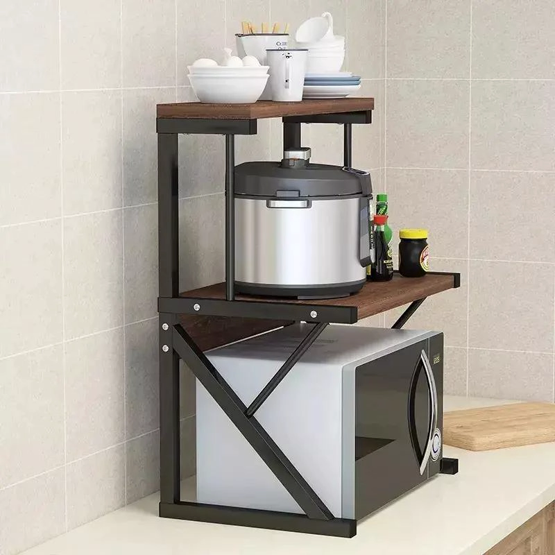 ESTANTE ORGANIZADOR PARA HORNO MICROONDAS EN COCINA CON DISEÑO FUNCIONAL - 4