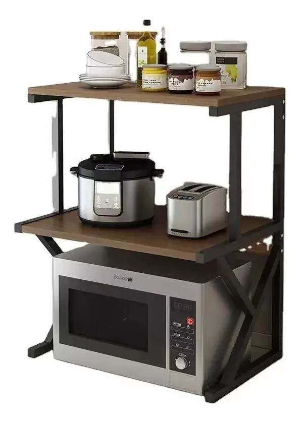 ESTANTE ORGANIZADOR PARA HORNO MICROONDAS EN COCINA CON DISEÑO FUNCIONAL - 5