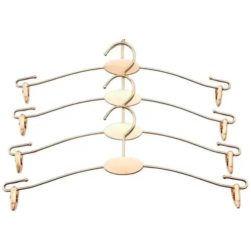 PACK DE 20 COLGADORES PARA LENCERIA COLOR COBRE CON DISEÑO ELEGANTE - 1