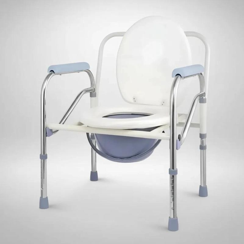 INODORO PORTATIL PLEGABLE PARA USO EN EXTERIORES CON CAPACIDAD DE 130 KG - 1