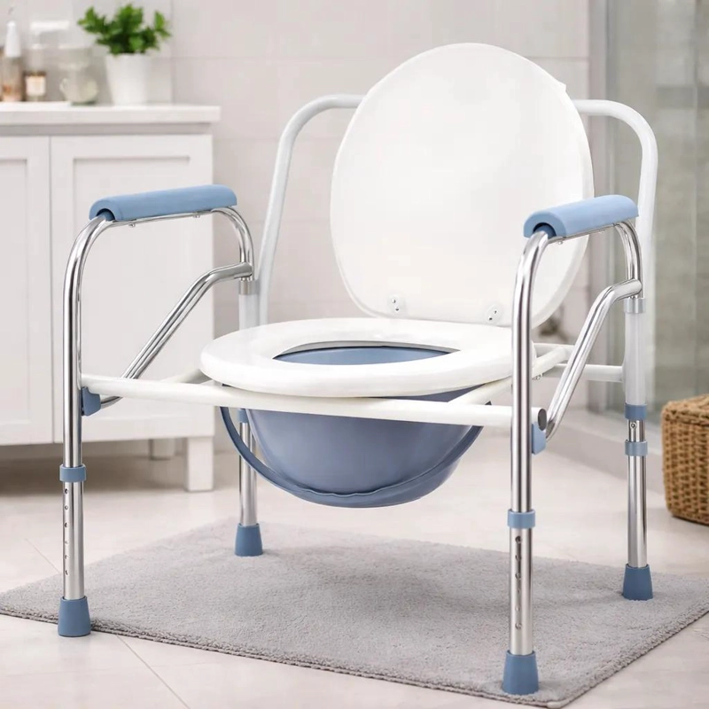 INODORO PORTATIL PLEGABLE PARA USO EN EXTERIORES CON CAPACIDAD DE 130 KG - 3