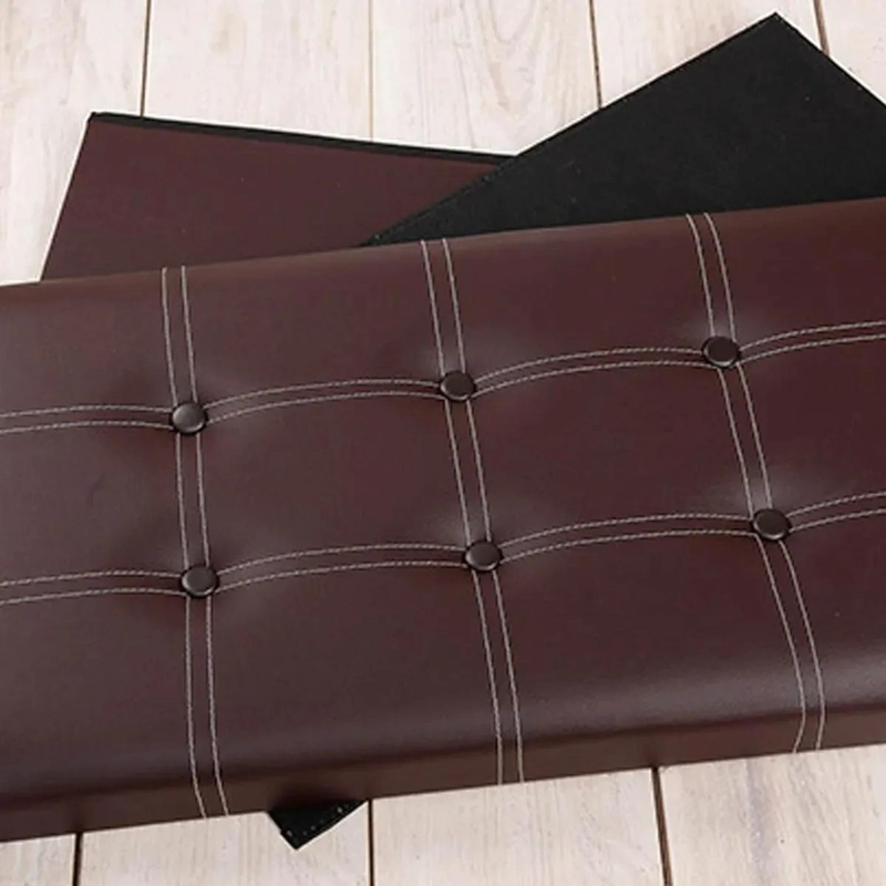 BANQUETA BAUL ORGANIZADORA CON PUFF Y ASIENTO COMODO 76X38 CM - 5
