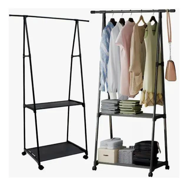 PERCHERO TRIANGULAR METALICO PARA COLGAR ROPA Y ACCESORIOS - 2