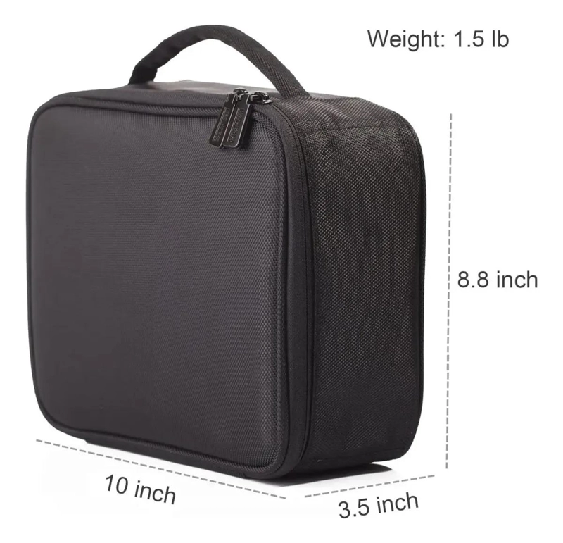ESTUCHE ORGANIZADOR PARA MAQUILLAJE Y ACCESORIOS COSME TICOS CON MULTIPLES DIVIS - 4