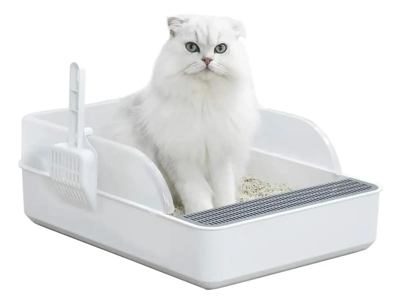 ARENERO ABIERTO PARA GATOS TAMAÑO XL CON DISEÑO ESPACIOSO Y COMODO - 1