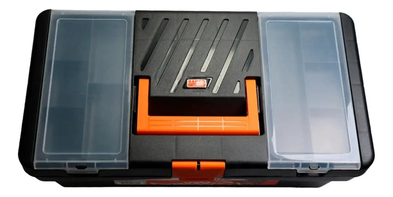 CAJA PARA HERRAMIENTAS RESISTENTE CON DIMENSIONES 400X217X166 MM COLOR NEGRO - 2