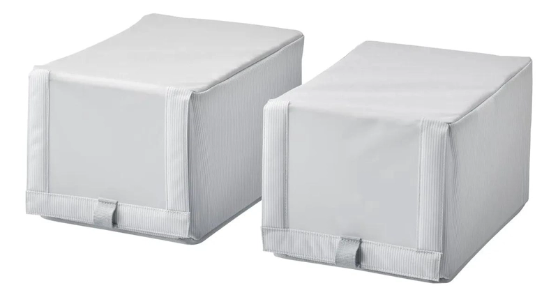 CAJA ORGANIZADORA PARA ZAPATOS DE TELA APILABLE 23X34X19 CM - 1