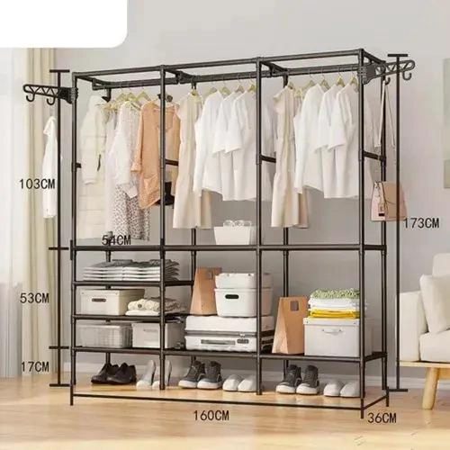 ORGANIZADOR DE ROPA ARMABLE PARA CLOSET CON MULTIPLES COMPARTIMENTOS - 4