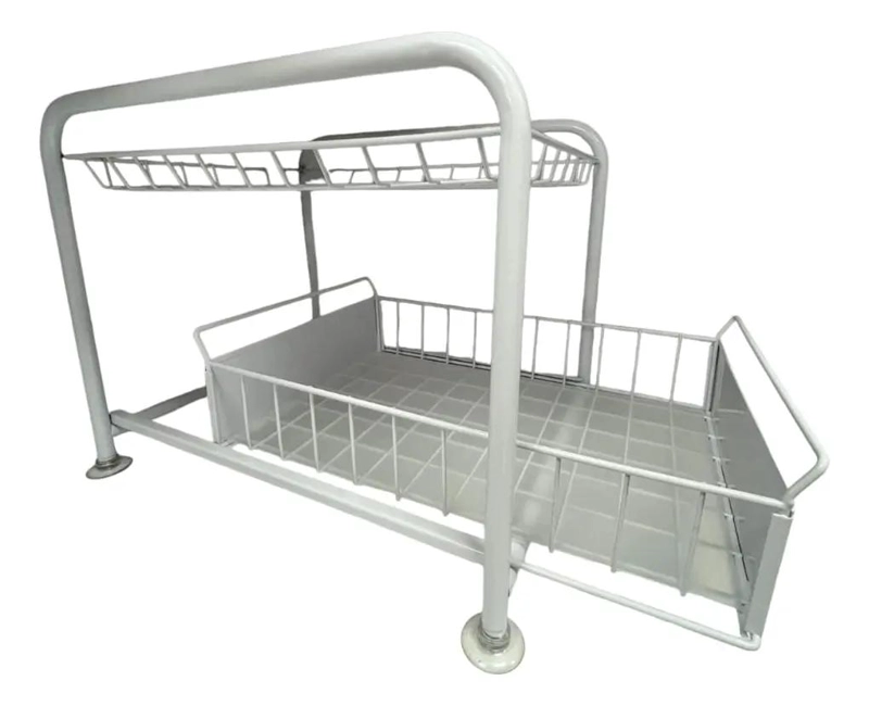 ORGANIZADOR PARA DEBAJO DEL FREGADERO CON 2 NIVELES PARA COCINA Y BAÑO - 3