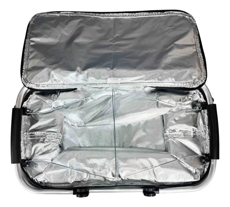 CANASTO PICNIC PARA 4 PERSONAS CON CESTA TE RMICA IMPERMEABLE PARA CAMPING - 5