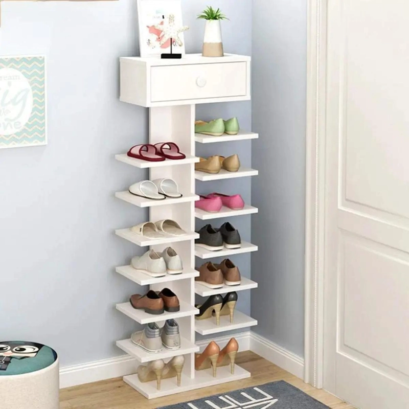 ORGANIZADOR DE ZAPATOS CON ESTANTE PARA 14 PARES - 4