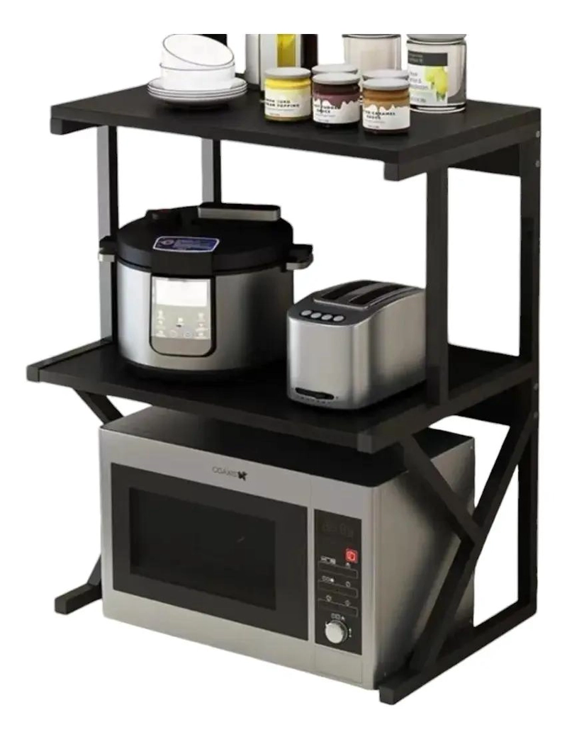 ESTANTE ORGANIZADOR PARA HORNO MICROONDAS EN COCINA CON DISEÑO FUNCIONAL - 1