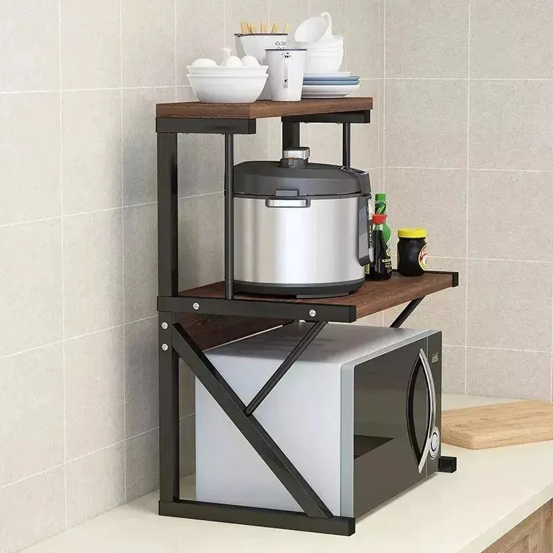ESTANTE ORGANIZADOR PARA HORNO MICROONDAS EN COCINA CON DISEÑO FUNCIONAL - 4