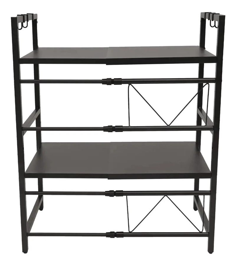 ESTANTE METALICO EXTENSIBLE DE 2 NIVELES PARA MICROONDAS Y COCINA - 5