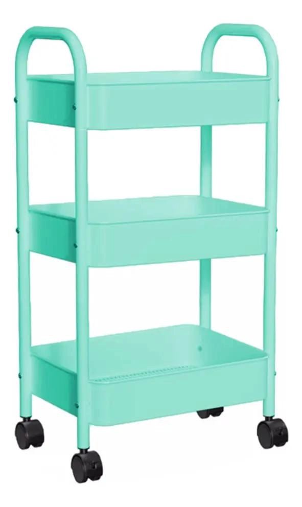CARRITO DE ALMACENAMIENTO CON TRES NIVELES PARA ORGANIZACION EFICIENTE - 1