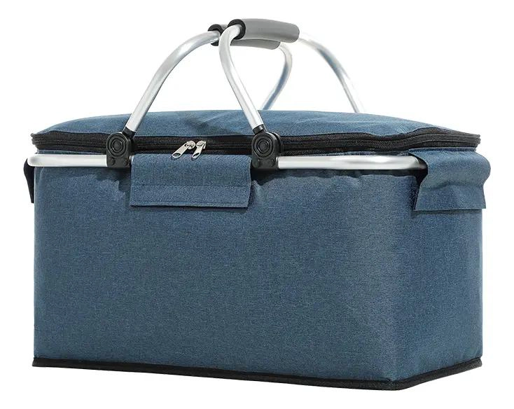 CANASTO DE PICNIC PARA 4 PERSONAS CON COMPARTIMENTOS ORGANIZADORES - 1