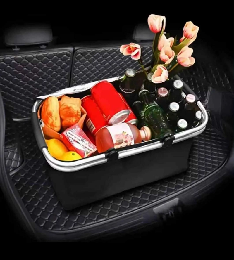 CANASTO DE PICNIC PARA 4 PERSONAS CON COMPARTIMENTOS ORGANIZADORES - 3