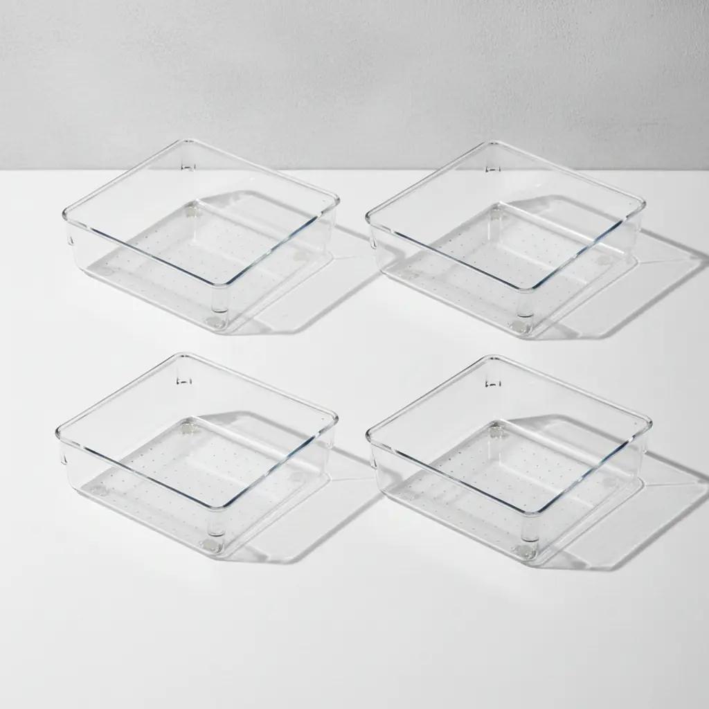 ORGANIZADOR PARA CAJONES Y REPISAS CON COMPARTIMENTOS AJUSTABLES - 1