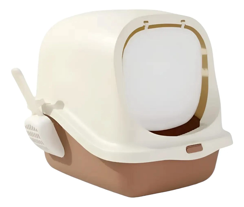 ARENERO CERRADO PARA GATO CON DISEÑO PRACTICO Y FUNCIONAL - 1