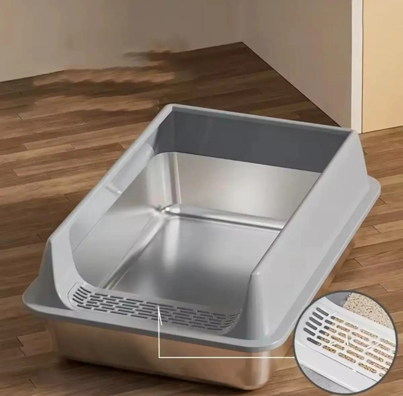 ARENERO MEDIANO PARA GATOS CON DISEÑO FUNCIONAL Y FACIL LIMPIEZA - 4