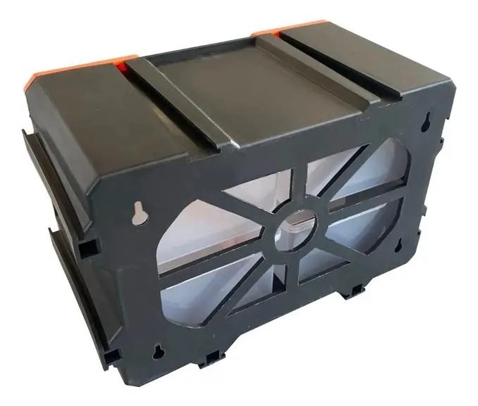 CAJA ORGANIZADORA PLASTICA CON 4 GAVETAS PARA ALMACENAMIENTO EFICIENTE - 4
