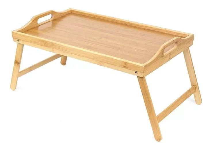 BANDEJA PARA MESA PLEGABLE USO EN CAMA Y DESAYUNO COMODA - 1