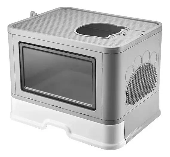 ARENERO CERRADO PARA GATOS CON CUPULA Y BASE MOVIL XL - 1