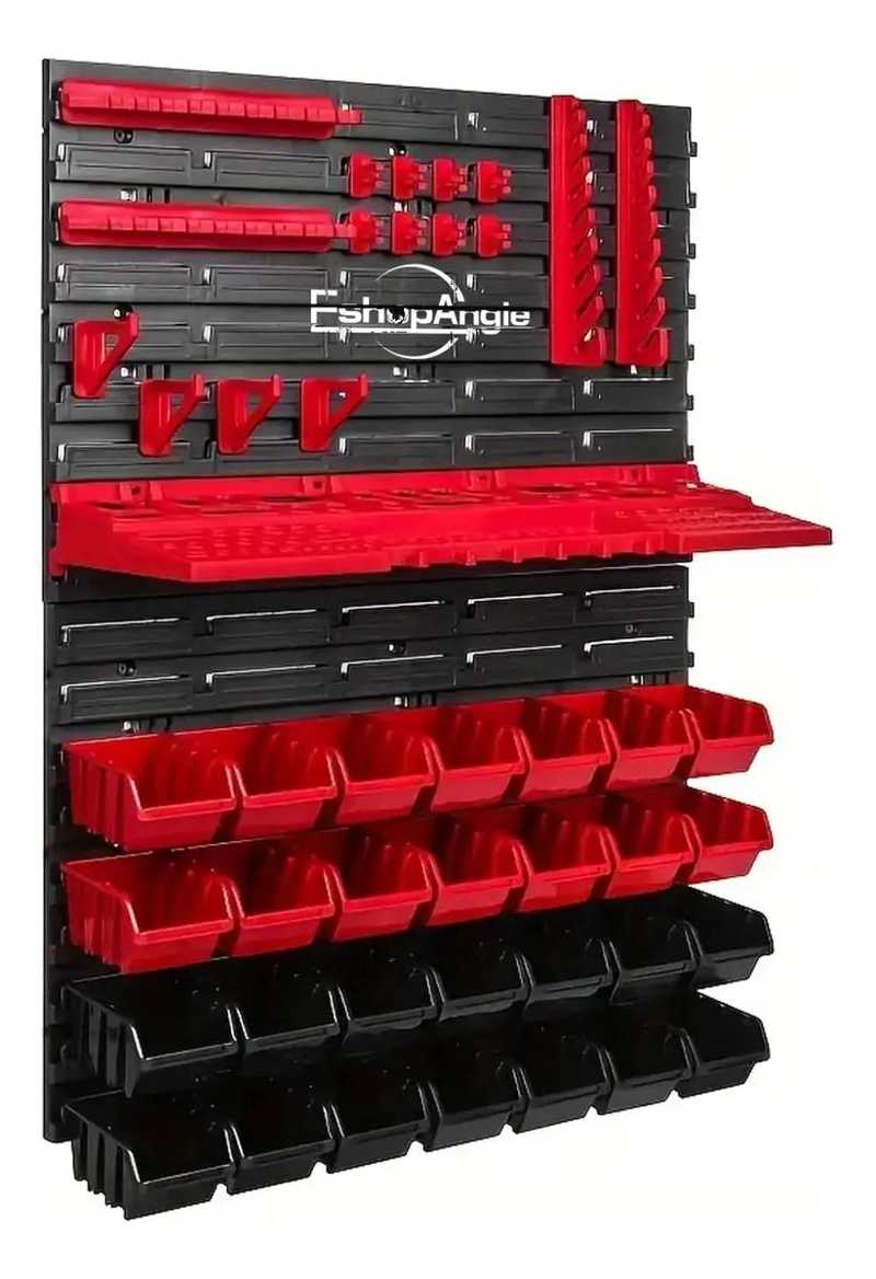 ORGANIZADOR DE HERRAMIENTAS PARA PARED CON TABLERO RESISTENTE Y MULTIPLES GANCH - 1