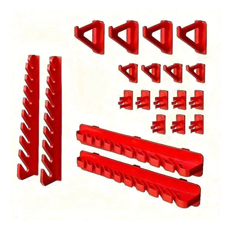 ORGANIZADOR DE HERRAMIENTAS PARA PARED CON TABLERO RESISTENTE Y MULTIPLES GANCH - 2