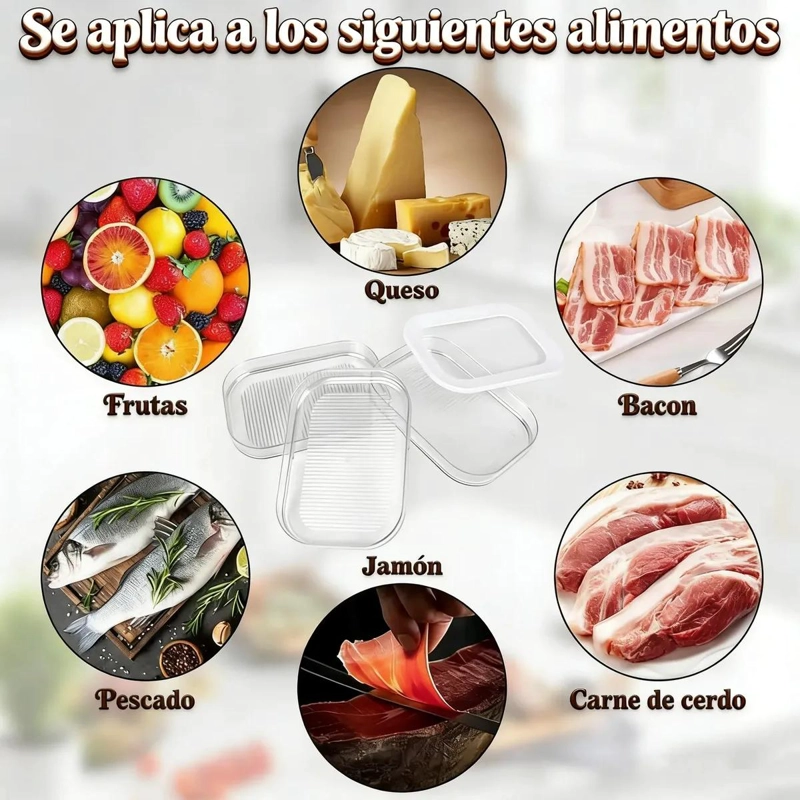 CONTENEDOR PARA ORGANIZAR FIAMBRES CON DISEÑO PRACTICO Y FUNCIONAL - 4