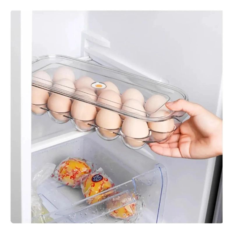 SET DE 6 BANDEJAS ORGANIZADORAS PARA HUEVOS EN REFRIGERADOR - 3